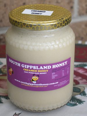 Strawberry Creamed Honey 500g