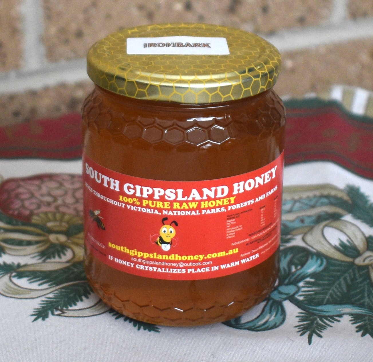 Ironbark Honey 500g Glass