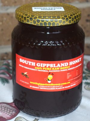 Eucalyptus Honey 1kg Glass
